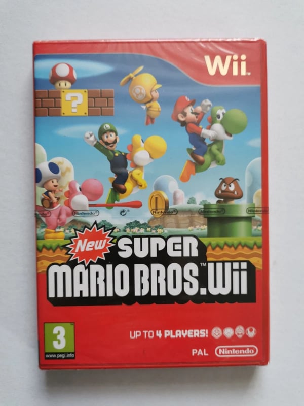 Super Mario Bros Wii Nintendo Wii Brand New