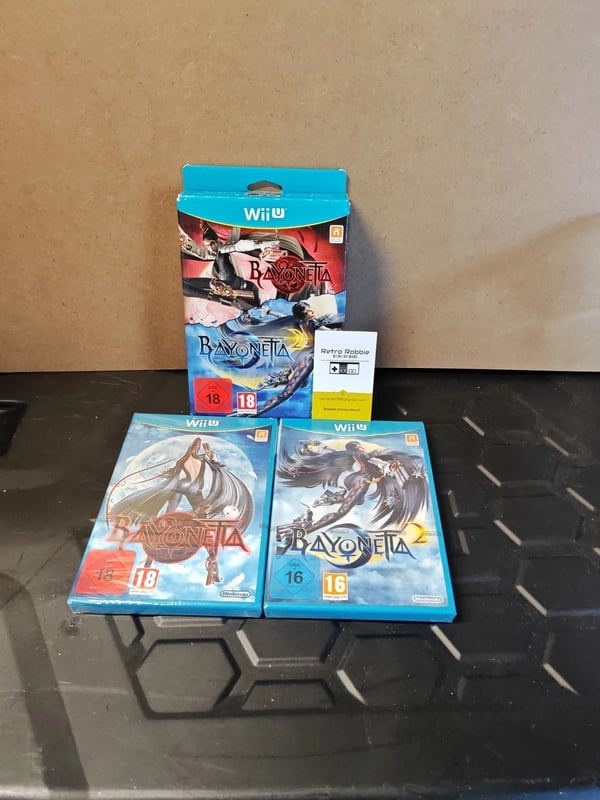 Bayonetta 1 + 2 Special Edition Nintendo Wii U PAL Mint Brand New