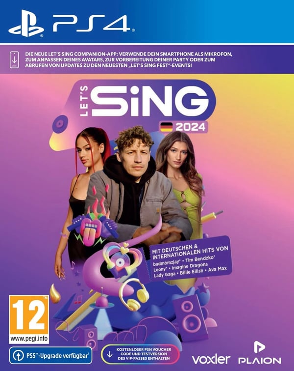 Let's Sing 2024 German Version (Playstation 4) (ATPEGI) Pl (Sony Playstation 4) Brand New