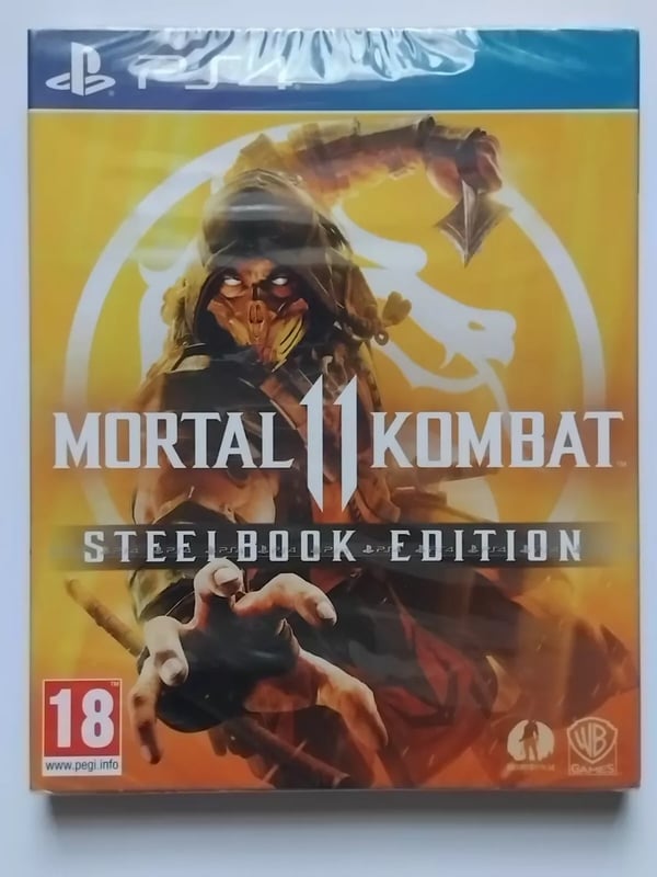 Mortal Komat 11 Steelbook Edition Playstation 4 Brand New