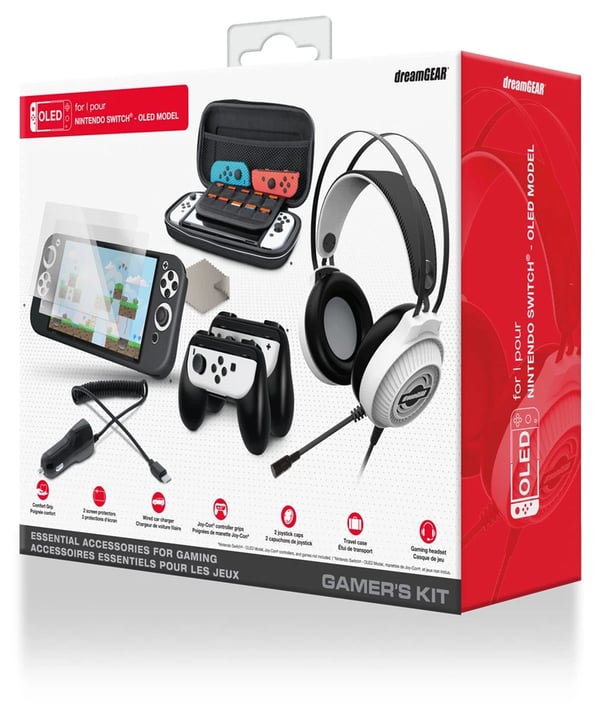 Dreamgear DGSWO6551 Gamer's Kit Switch OLED Essential Accesso (Nintendo Switch) Brand New