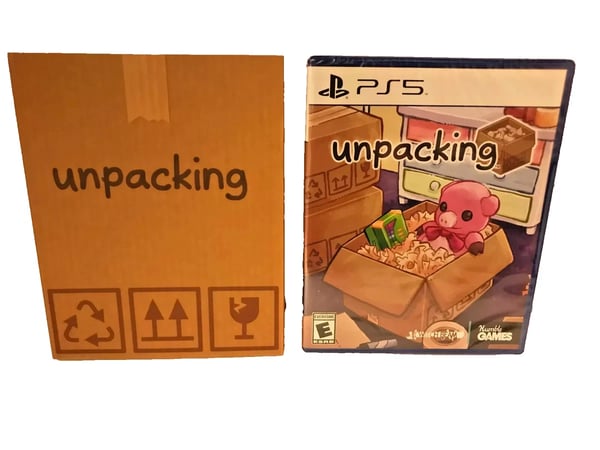 Unpacking (PlayStation 5 PS5 2022) LRG Limited Run Games with Slipcover Brand New