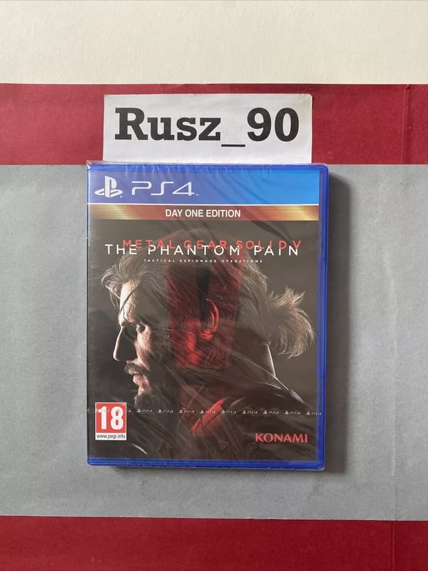 Metal Gear Solid V: The Phantom Pain PS4 PEGI 18 Day One Edition PAL Brand New