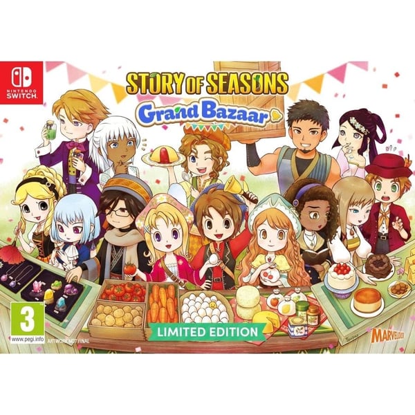 STORY OF SEASONS: Grand Bazaar Limited Edition Switch Brand New