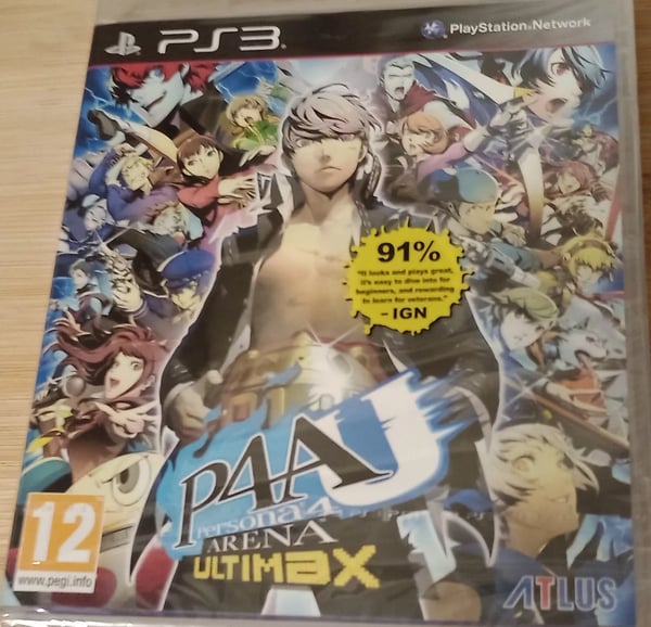 Persona 4 Arena Ultimax Playstation 3 Game P4A UK Pal Ps3 Game Brand New