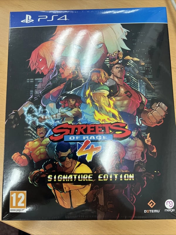 Streets of R 4 Signature Edition & Postcard Very Sony PS4 Brand New