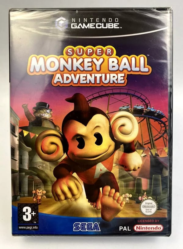 Gamecube Super Monkey Ball Adventure Pal Brand New