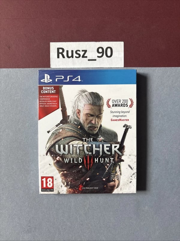 The Witcher Wild Hunt III 3 PS4/5 Original Release/Collectors Edition Brand New