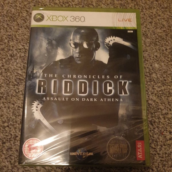 The Chronicles of Riddick: Assault on Dark Athena Xbox 360 2009 Brand New