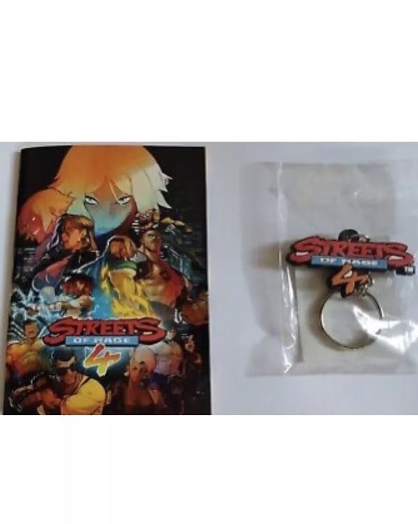 Streets of R 4 Bare Knuckle iv Switch MegaDrive xBox Ps4 Art Booklet Key Ring Brand New Streets of R 4 Bare Knuckle iv Switch MegaDrive xBox Ps4 Art Booklet Key Ring Brand New