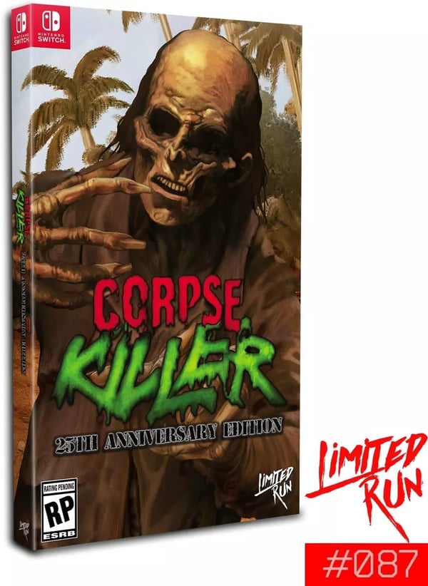 CORPSE KILLER (25TH ANNIVERSARY EDITION) (LIMITED RUN #087) SWITCH GAME Brand New