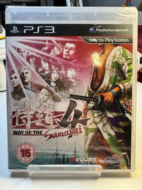 Way Of The Samurai 4 Playstation 3 PS3 Video Game PAL 2012 Brand New