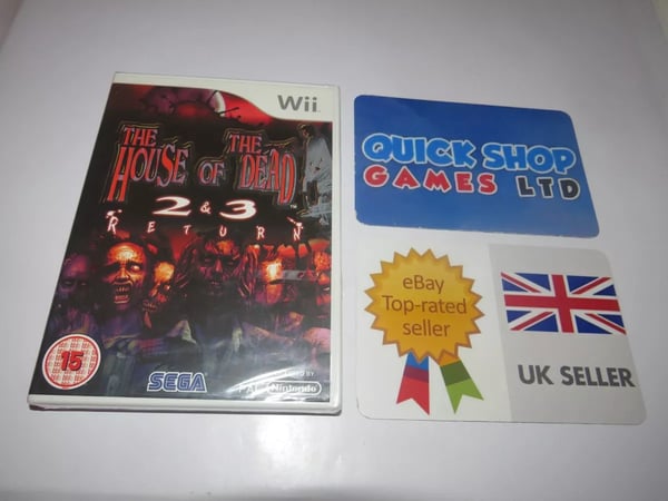 Nintendo Wii The House Of The Dead 2 & 3 pal version Brand New