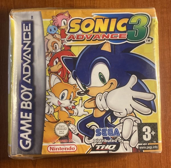 SONIC ADVANCE 3 GBA PAL NINTENDO GAMEBOY ADVANCE GAME SEGA Brand New