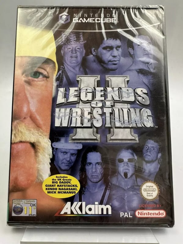 Gamecube Legends of Wrestling II Pal Brand New