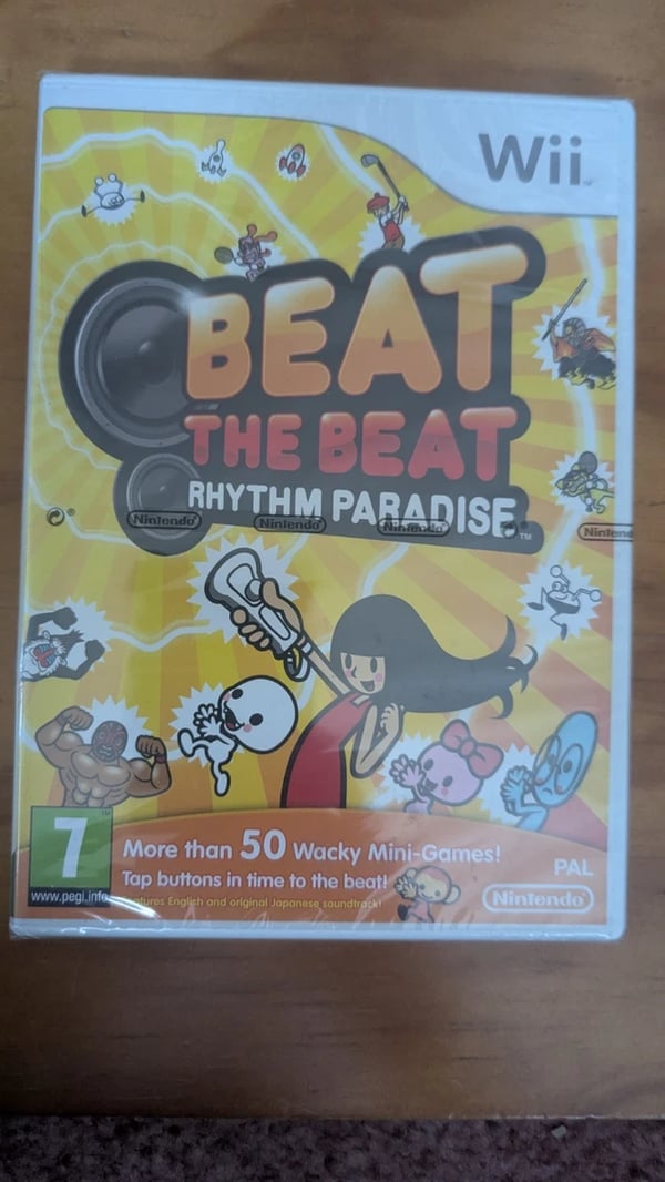 Beat the Beat: Rhythm Paradise Wii PAL Nintendo Brand New