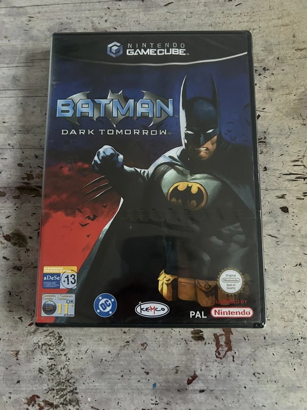 Nintendo Gamecube BATMAN DARK TOMORROW PAL VERY Brand New