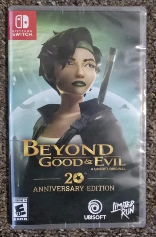 BEYOND GOOD AND EVIL 20TH ANNIVERSARY SWITCH #247 LIMITED RUN GAMES Brand New