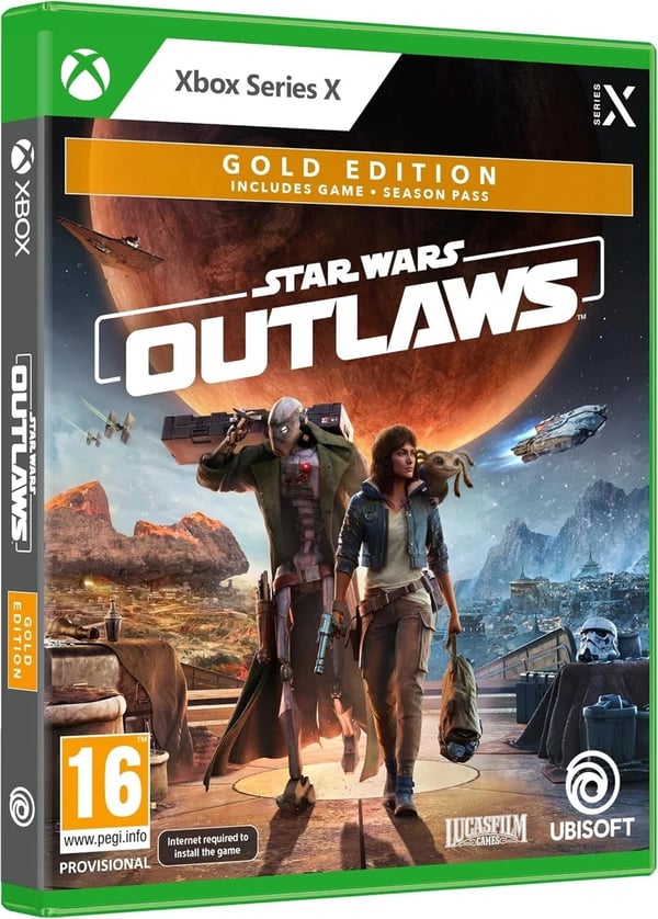 Star Wars Outlaws Gold Edition (Xbox Series X) Brand New