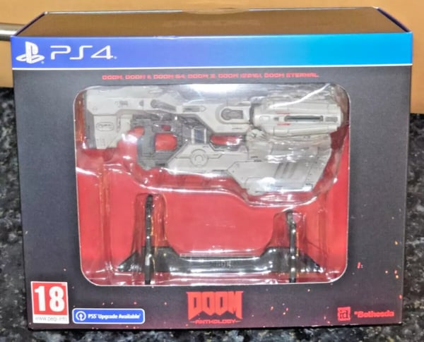 Doom Anthology Ps4/Ps5 Collector Edition With BFG Replica + Steelbook Brand New