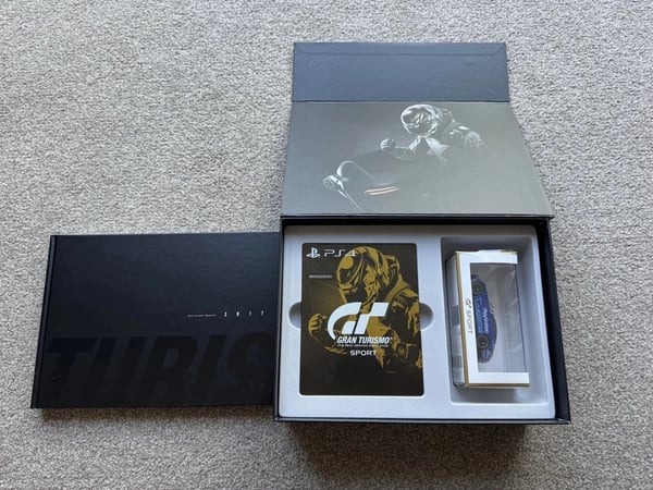 Gran Turismo: Sport PS4 Collectors Edition Complete Steelbook Artbook Model Car Brand New