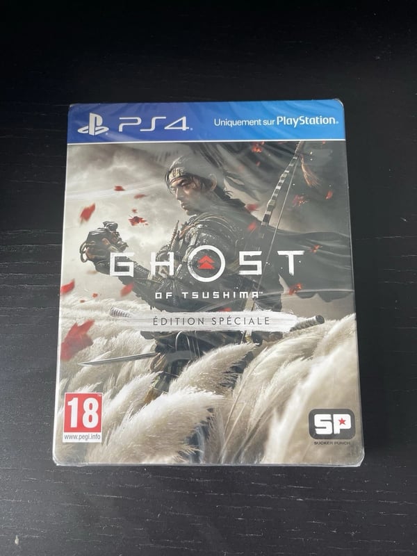 Ghost of Tsushima Special Collectors edition Steelbook PS4 ( /) FR VER Brand New Ghost of Tsushima Special Collectors edition Steelbook PS4 ( /) FR VER Brand New