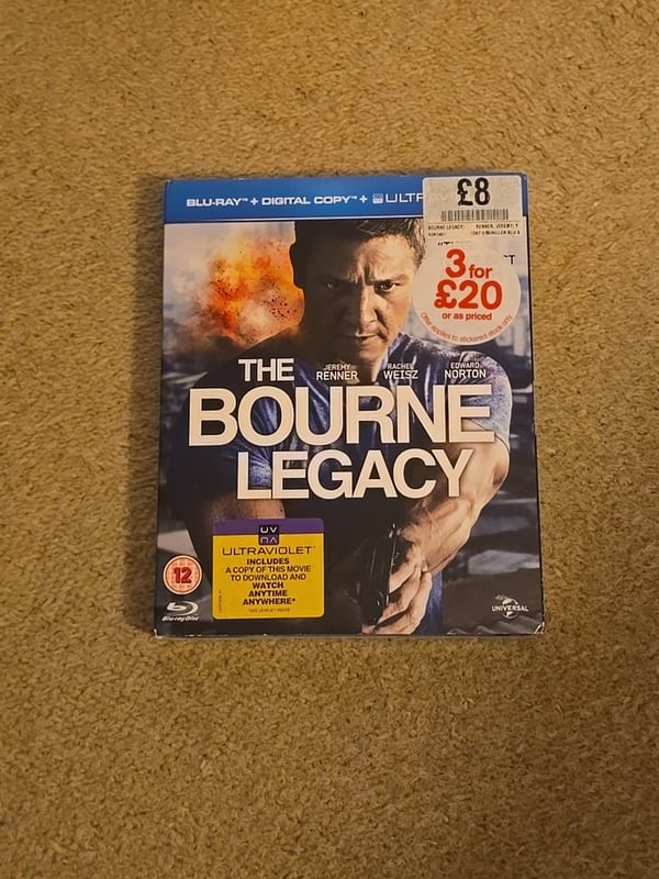 The Bourne Legacy Bluray Jeremy Renner 2012 Brand New