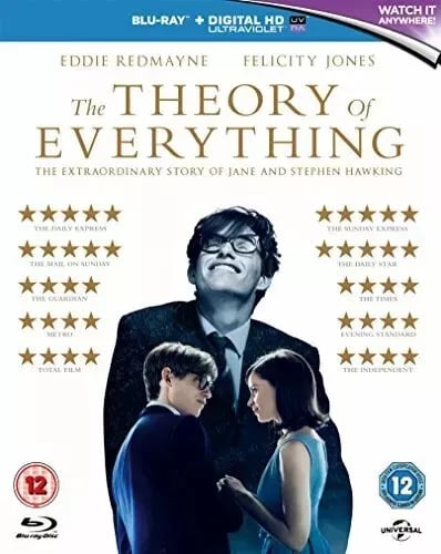 The Theory Of Everything Bluray Eddie Redmayne (2015) Brand New