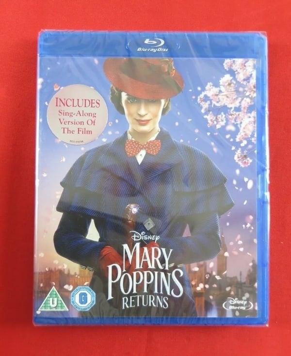 Disney Mary Poppins Returns () Blu Ray Brand New