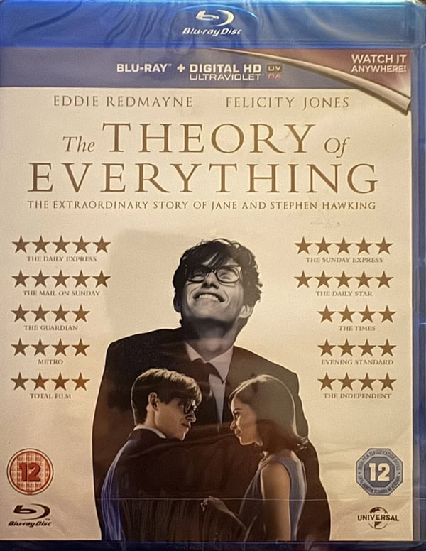 The Theory of Everything Blu Ray AND Brand New