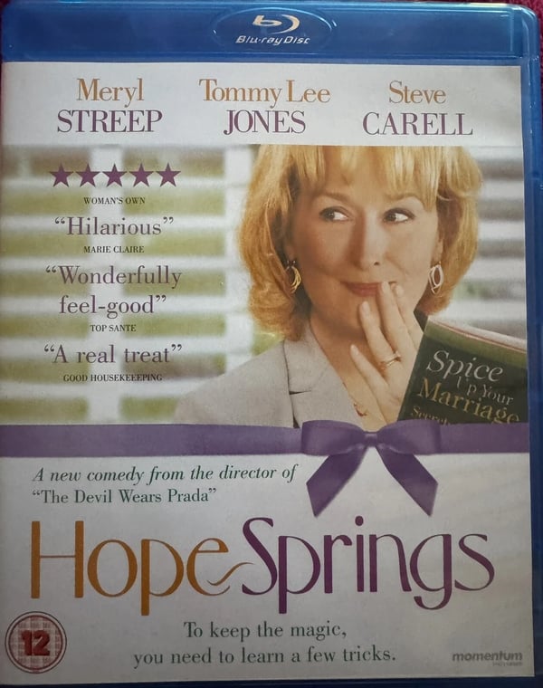 Hope Springs Bluray (2013) Meryl Streep Blu Ray Brand New