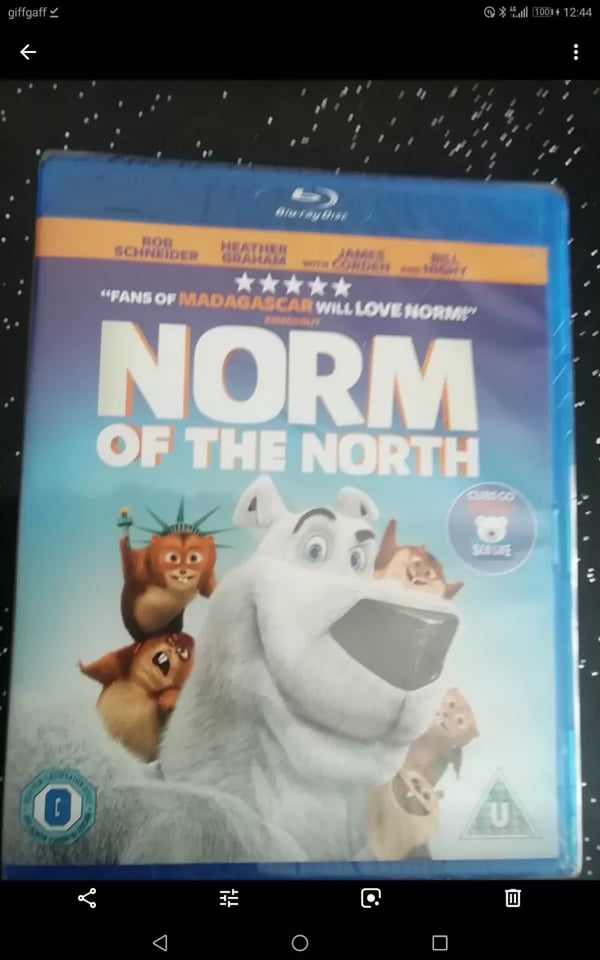 Norm Of The North (Bluray, 2016) . Cert U. Brand New