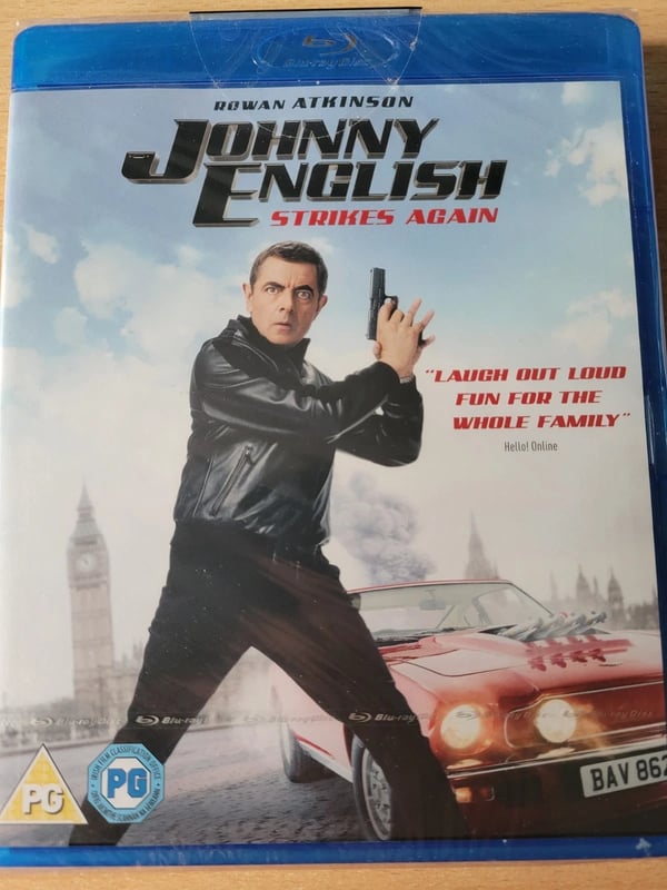Johnny English Strikes Again BluRay (2019) Brand New