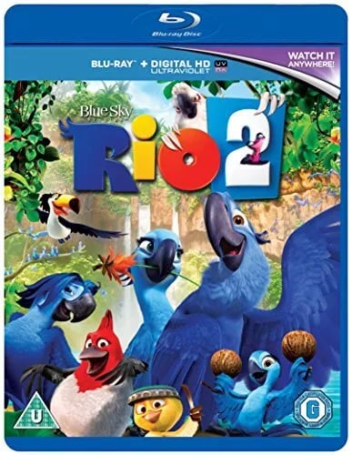 Rio 2 [Bluray] Jesse Eisenberg, Anne Hathaway Brand New
