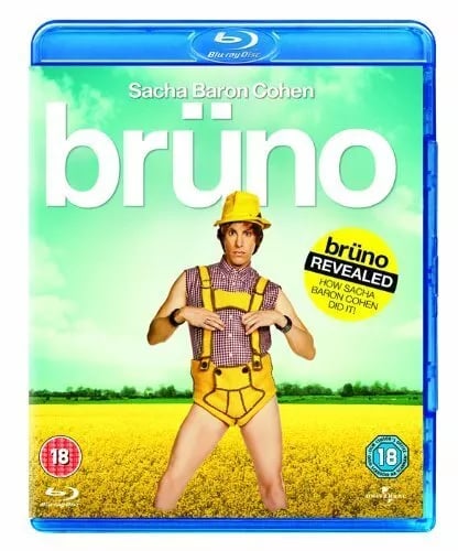 Bruno Bluray Sacha Baron Cohen (2009) Brand New