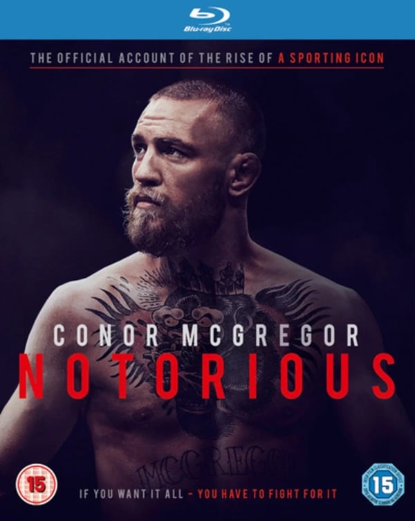 Notorious (Bluray) Conor McGregor John Kavanagh Jose Aldo Dana White Brand New