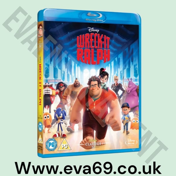 WreckIt Ralph BluRay P&P Free Brand New