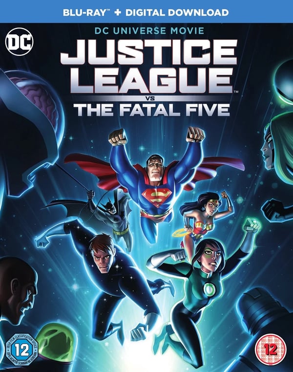 Justice League vs The Fatal Five (Bluray) Diane Guerrero Elyes Gabel Brand New