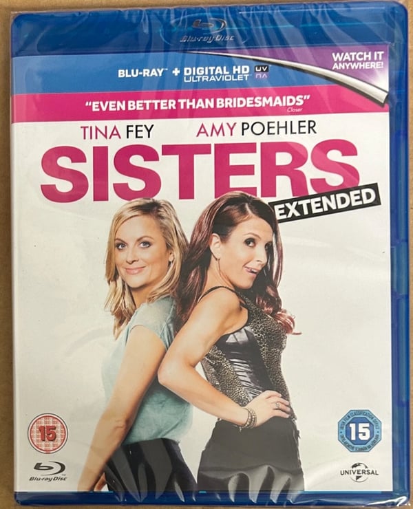 Sisters [Bluray] John Cena, Tina Fey, Amy Poehler. Brand New