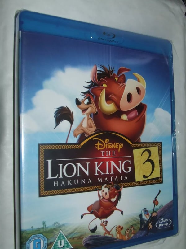 The Lion King 3 Hakuna Matata BLU RAY Walt Disney Brand New