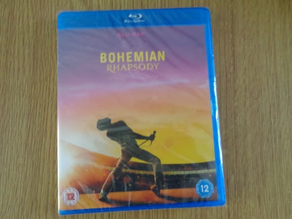 Bohemian Rhapsody Bluray (2019) Rami Malek,,free p+p Brand New