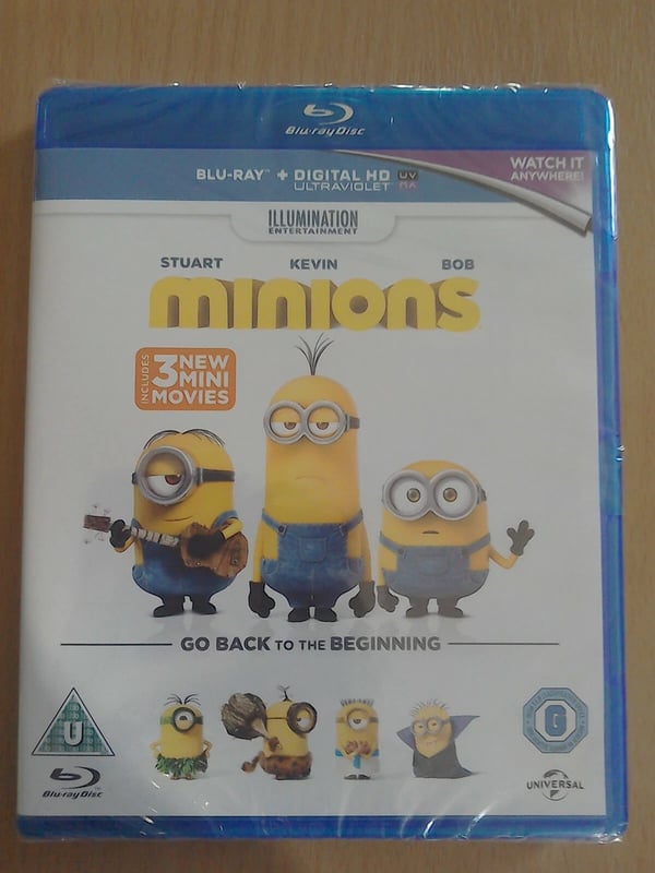 Minions BluRay (2015) Despicable Me Brand New