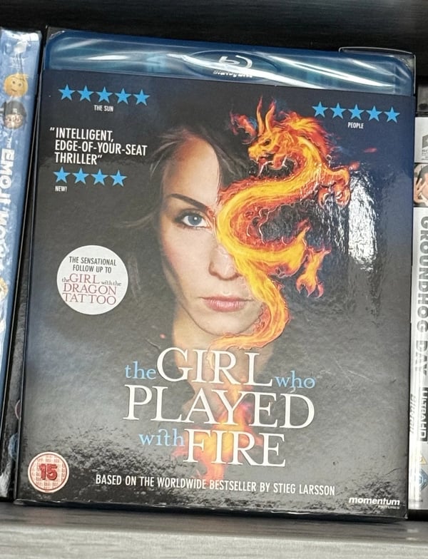 GIRL WHO PLAYED WITH FIRE Bluray with Slipcover (2011) . Brand New