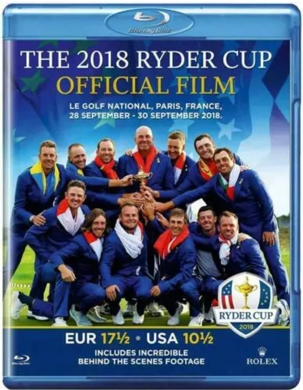 2018 Ryder Cup Official Film [] Bluray Brand New