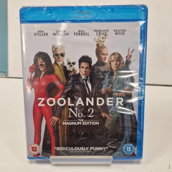 Zoolander NO. 2 The Magnum Edition Bluray Brand New
