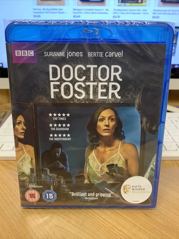 Doctor Foster BluRay (2015, 2 Disc) Suranne Jones Gripping Drama âï¸âï¸ Brand New