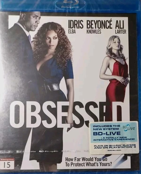 OBSESSED BLURAY NORWEGIAN IMPORT WITH ENGLISH LANGUAGE/SUBTITLES #PB Brand New