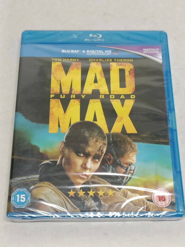 Mad Max Fury Road Bluray Movie Tom Hardy Theron Brand New