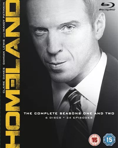 Homeland: The Complete Seasons One and Two BluRay (2013) Claire Danes cert 15 Brand New