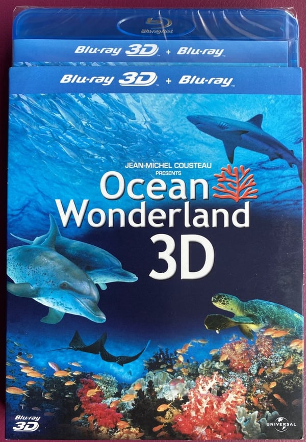 Ocean Wonderland Bluray 3D Bluray & 2D Bluray One disc Set 2010 Unopened Brand New